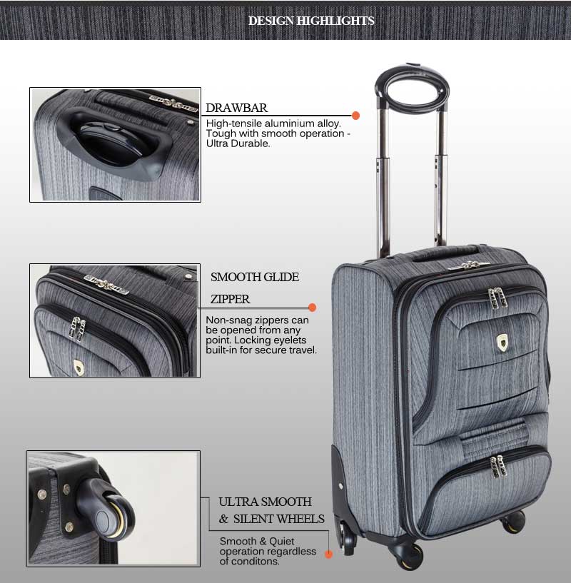 carry on wheeled suitcase