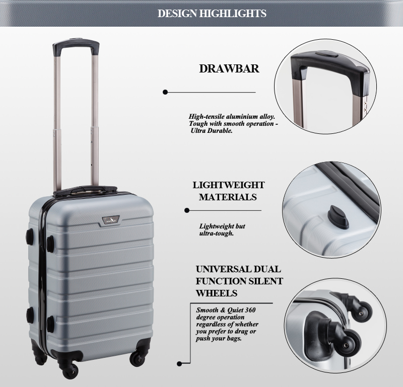 28 inches suitcase in cm